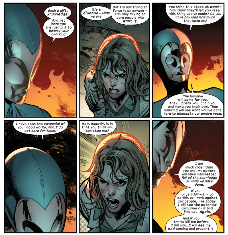 Destiny informing Moira how little she understands about the many worlds in which they live.